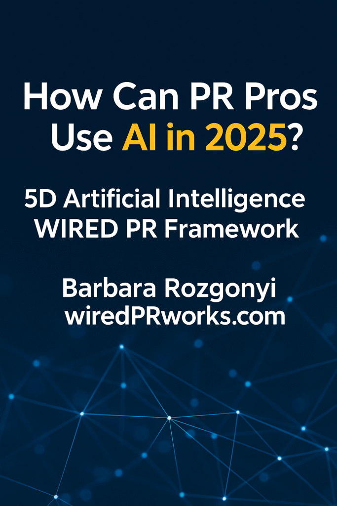 Barbara Rozgonyi, a top keynote speaker and Fractional CMO, delivers engaging presentationd. She explores how AI tools like ChatGPT, Claude, and Perplexity can be integrated into public relations strategies to improve visibility, trust, and efficiency.