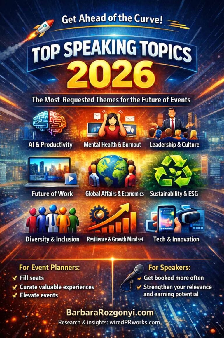 top speaking topics 2026